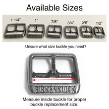 Load image into Gallery viewer, Shoemaking - Birkenstock - Hardware - Buckles - Black
