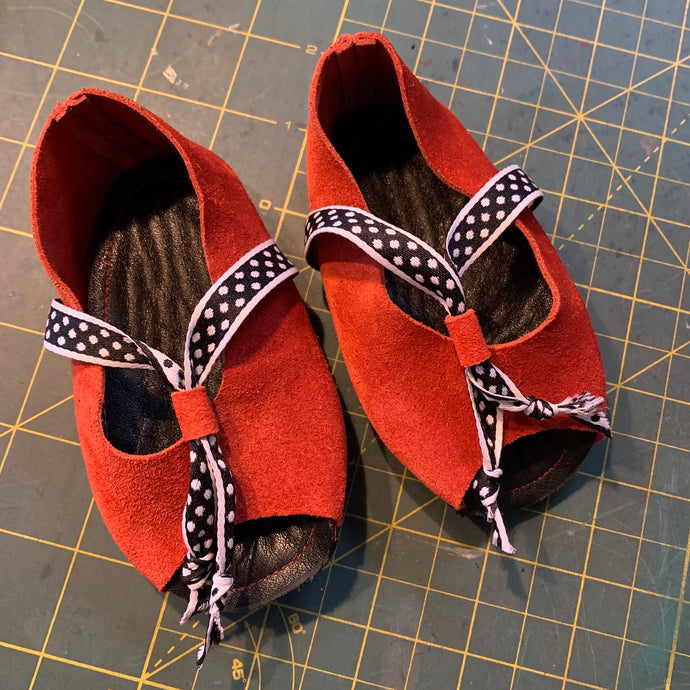 Lady Bug Baby Shoes