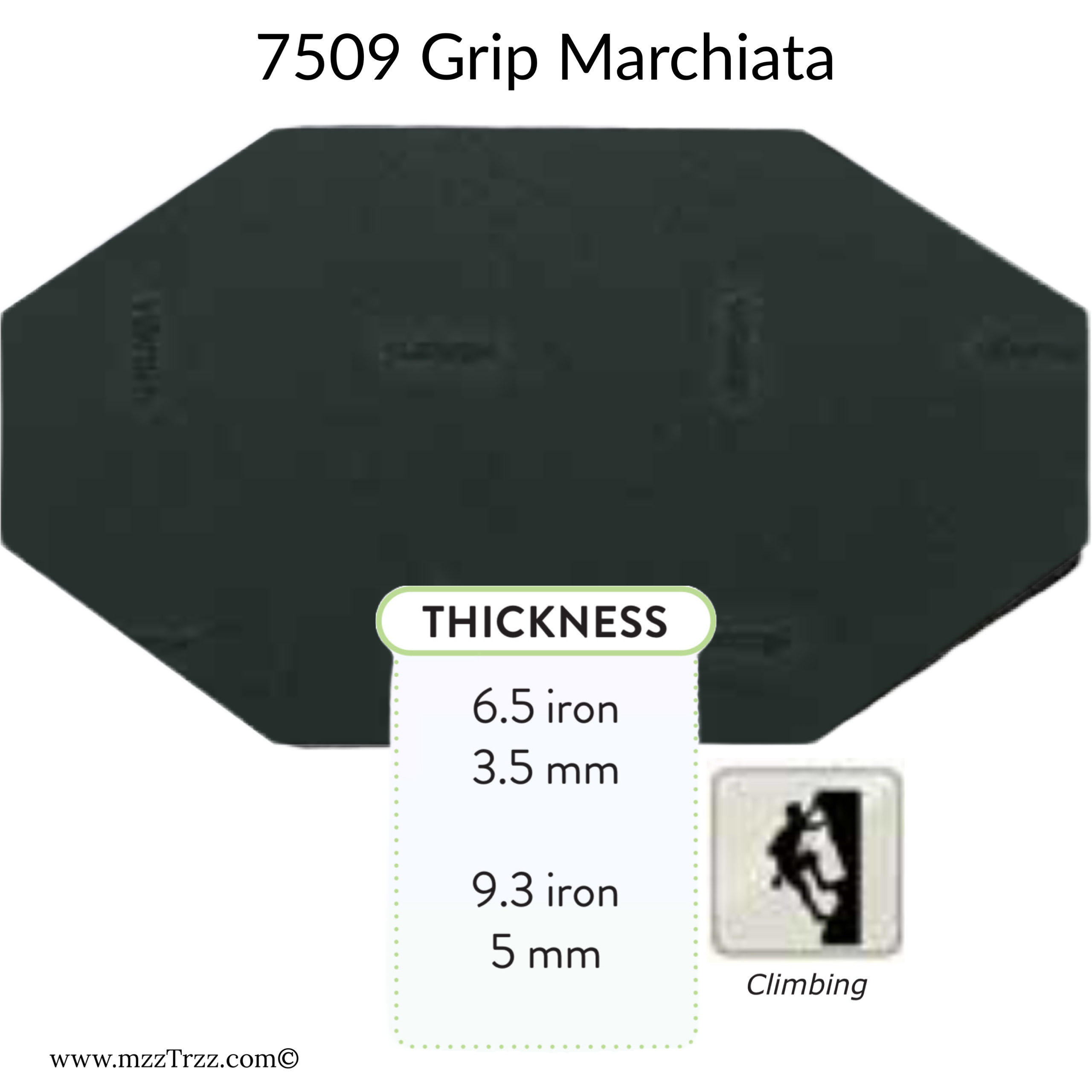 Shoemaking - Vibram - Sheet - Outsole - 7509 Grip Marchiata - Rock Climbing