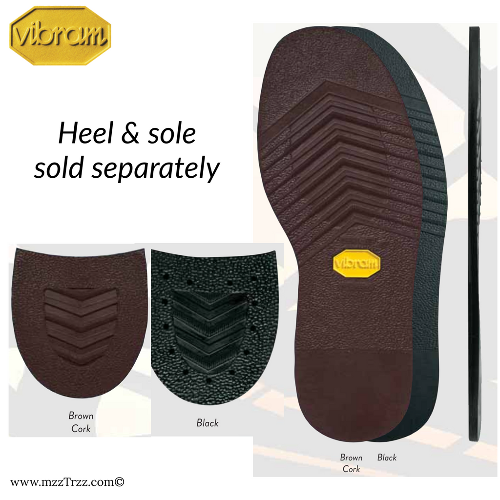 Shoemaking - Vibram - Heel - 7335 Brown Cork