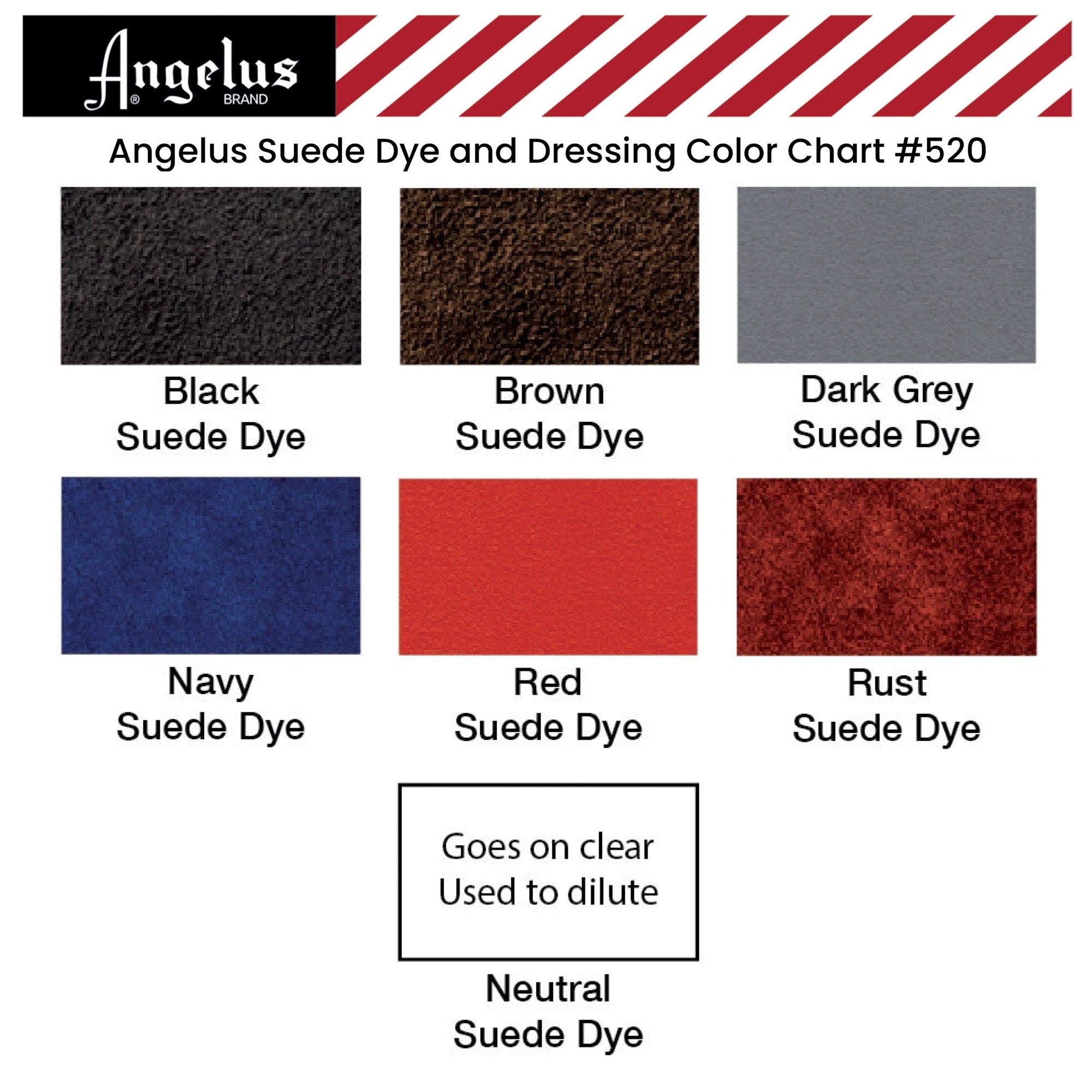 Angelus Suede Dye 3 Oz. Color - Black