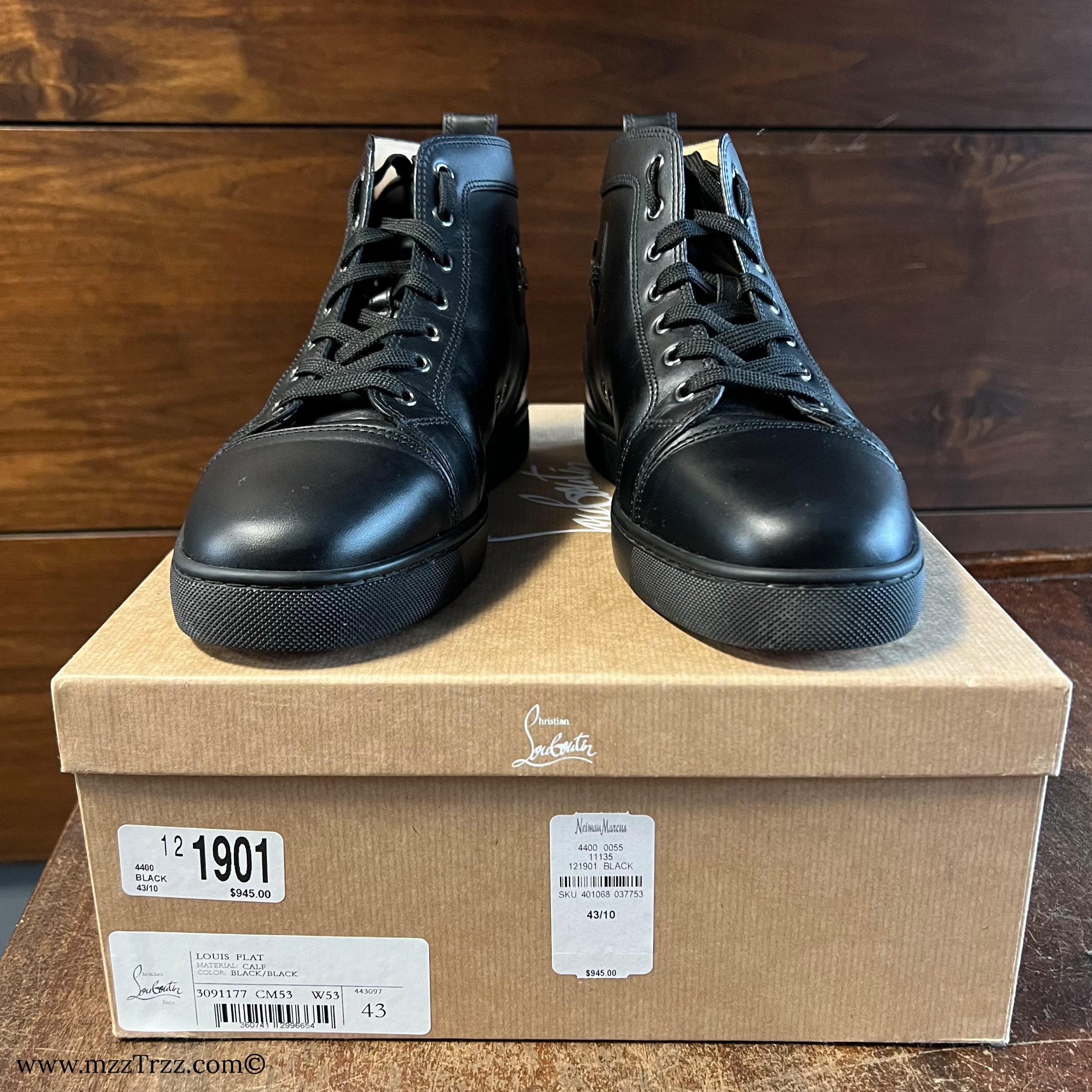 Shoes - Men’s - Christian Louboutin - Louis High Top Sneaker - EU43