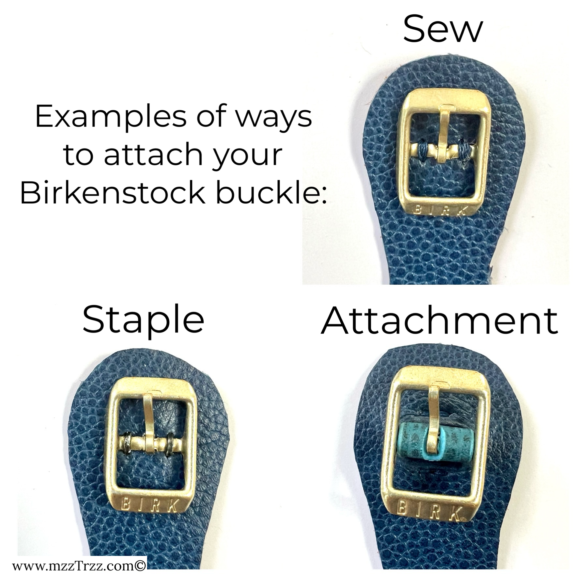 Buckle Attachment Examples
