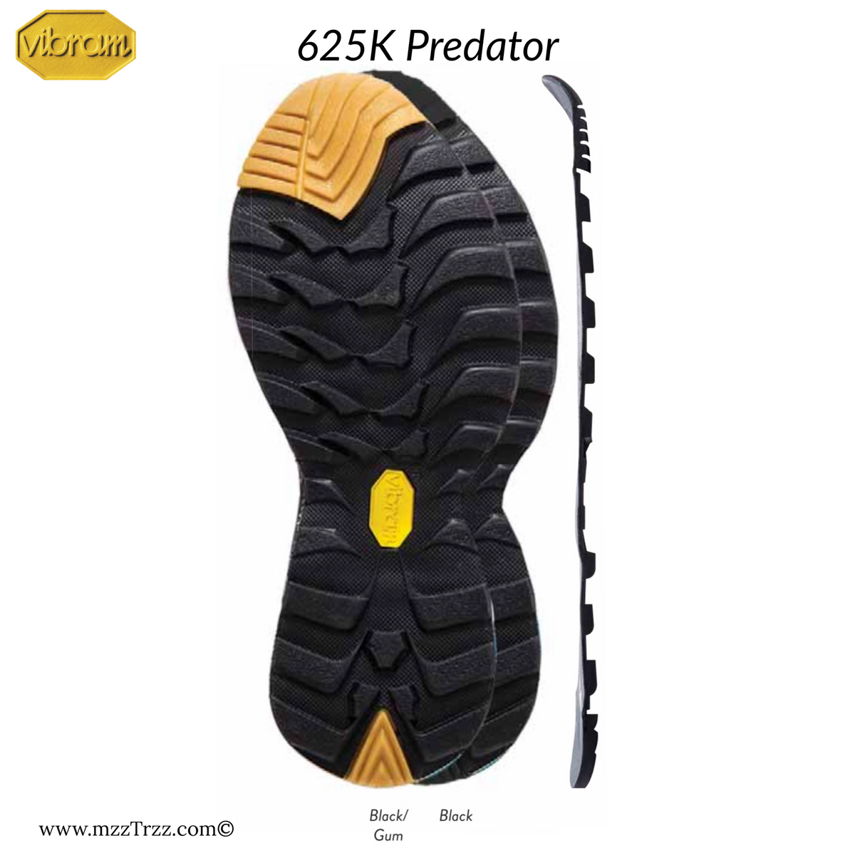 Shoemaking - Vibram - Sole - 625K Predator – mzz T rzz Shoemaking Materials