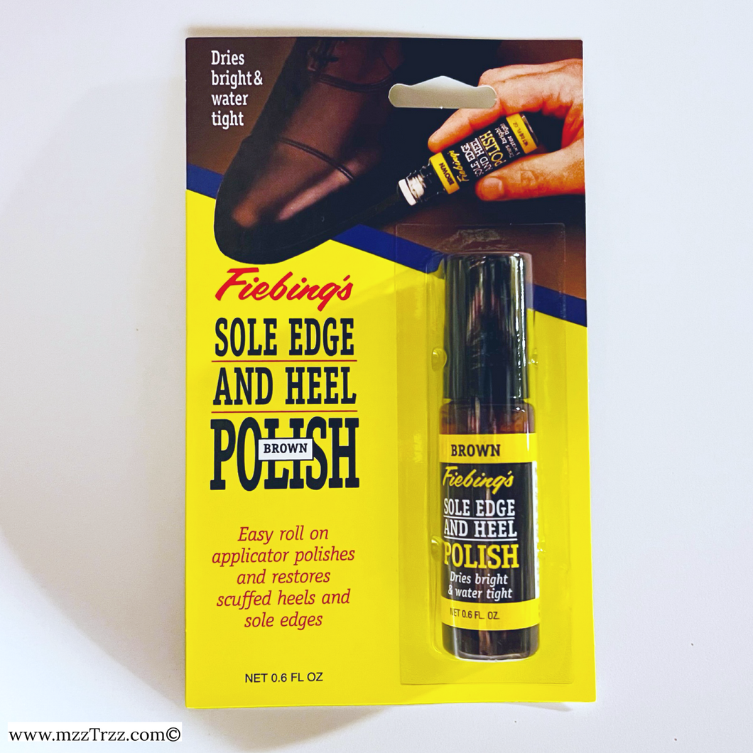 Fiebing's Brown Sole Edge Heel Polish