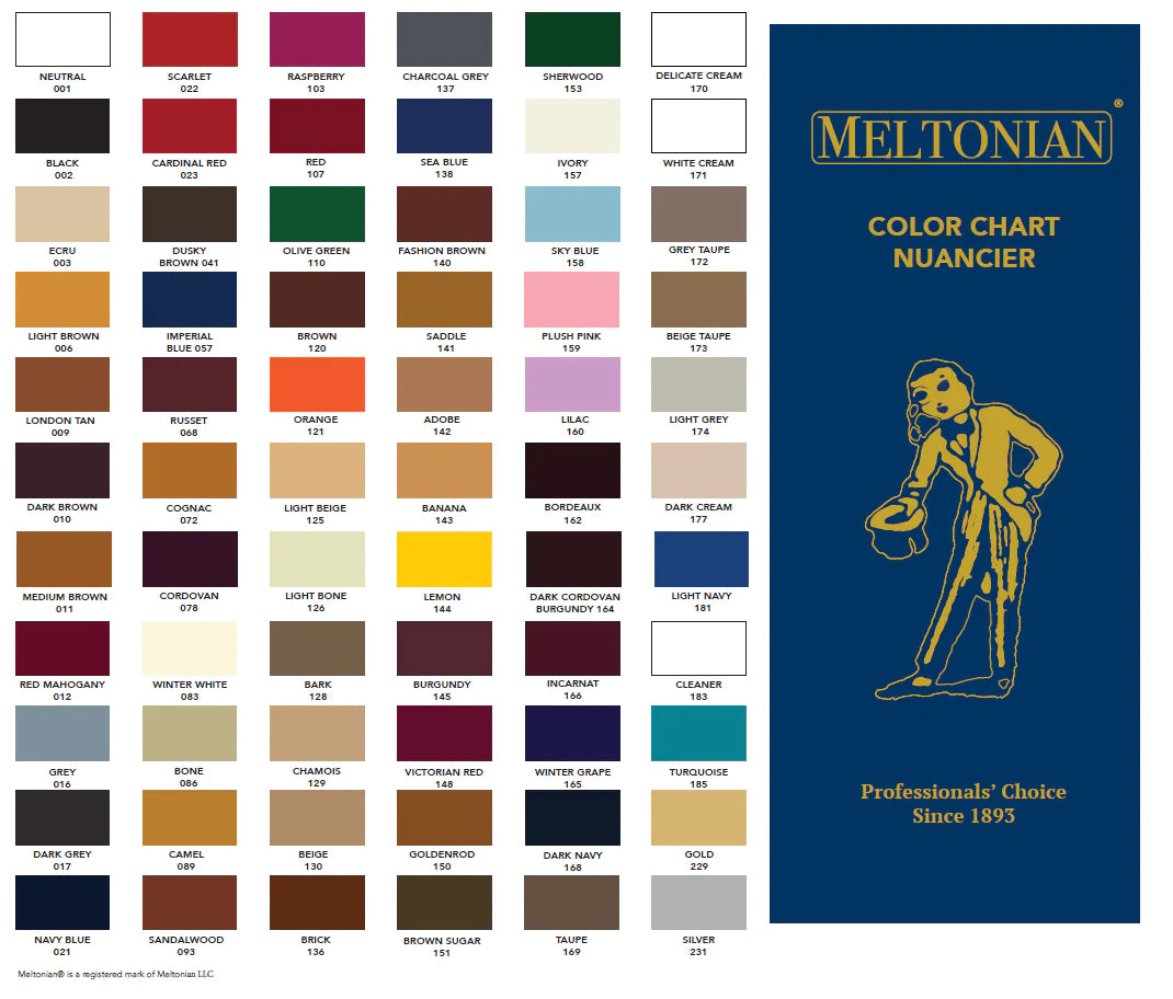 Meltonian Cream Polish Color Chart