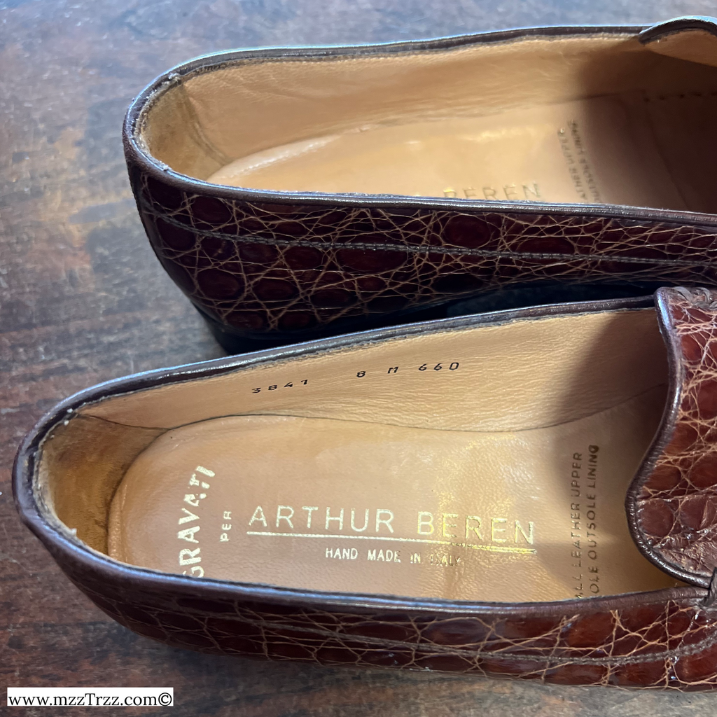 Shoes - Woman’s - Gravati x Arthur Beren - Alligator Loafer - Size: 8M