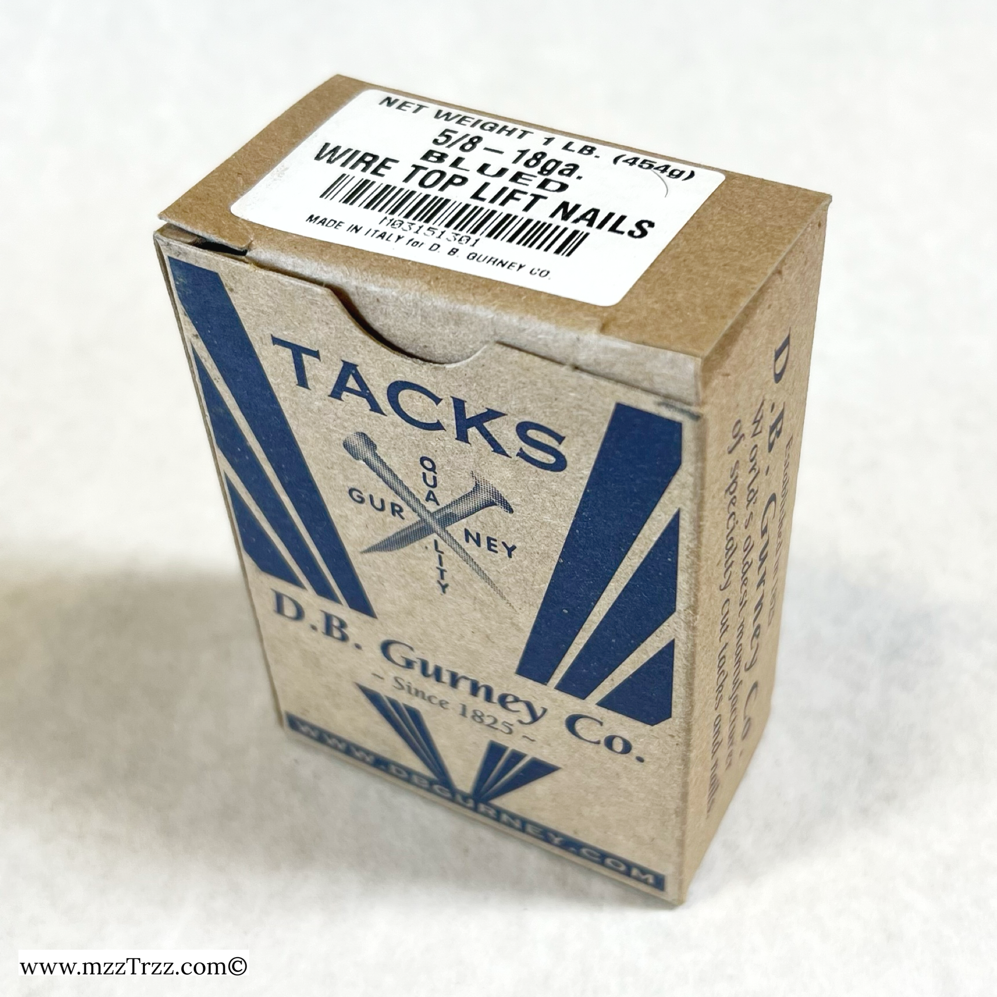 Shoemaking - Nails/Tacks - Top Lift Nail - Blued Wire