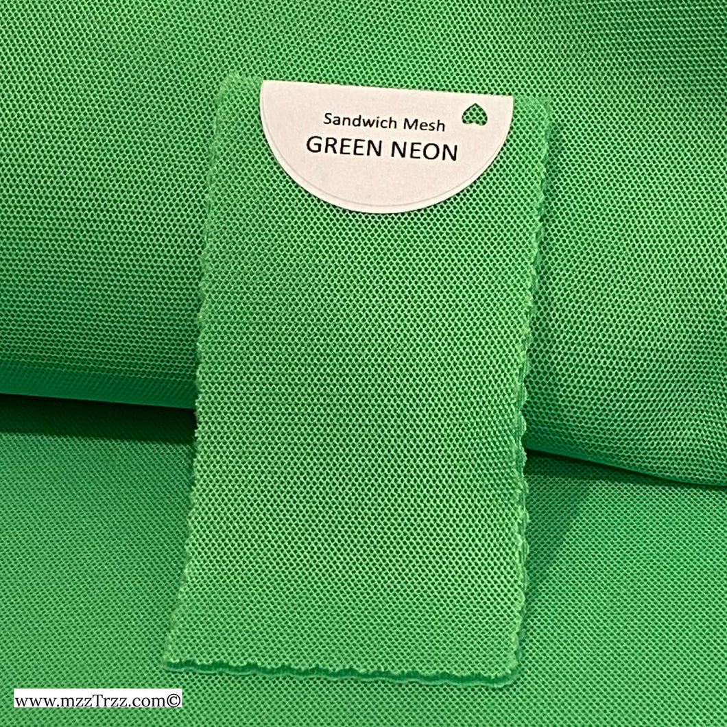 Sandwich Mesh Neon Green