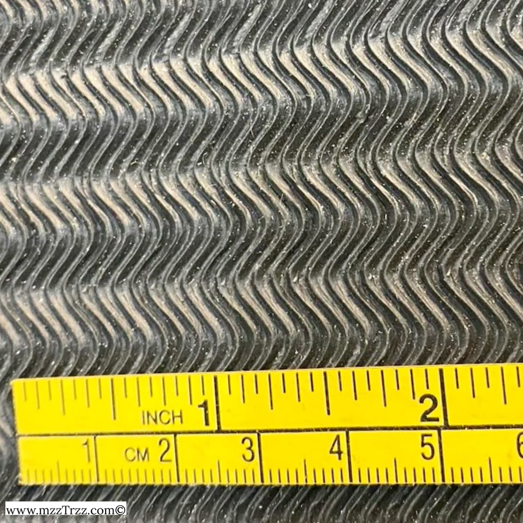 SolTech Wavy Rib Black Outsole Sheet Close Up