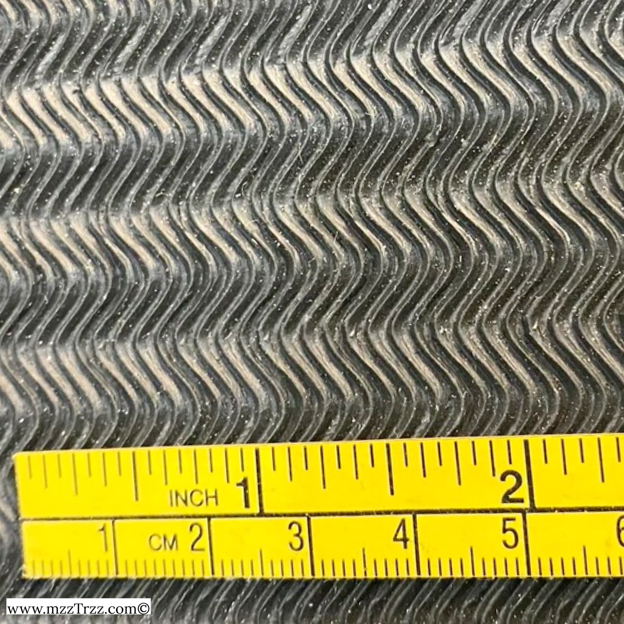 SolTech Wavy Rib Black Outsole Sheet Close Up