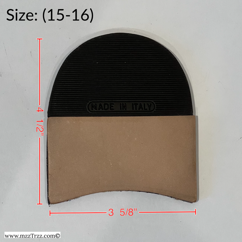 Shoemaking - Heels - Top Lift - Combo Veg Tan Rubber - Straight