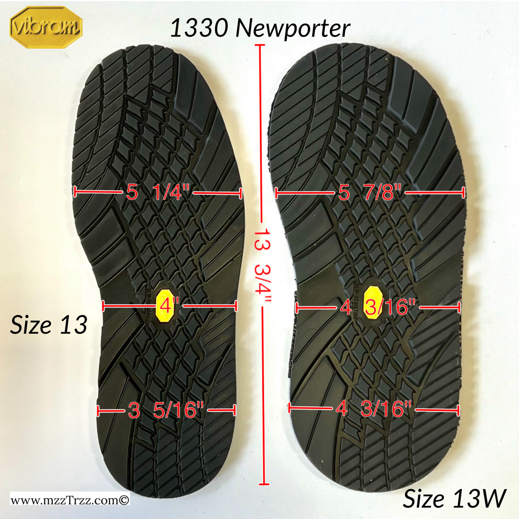 Vibram 1330 Newporter Comparison