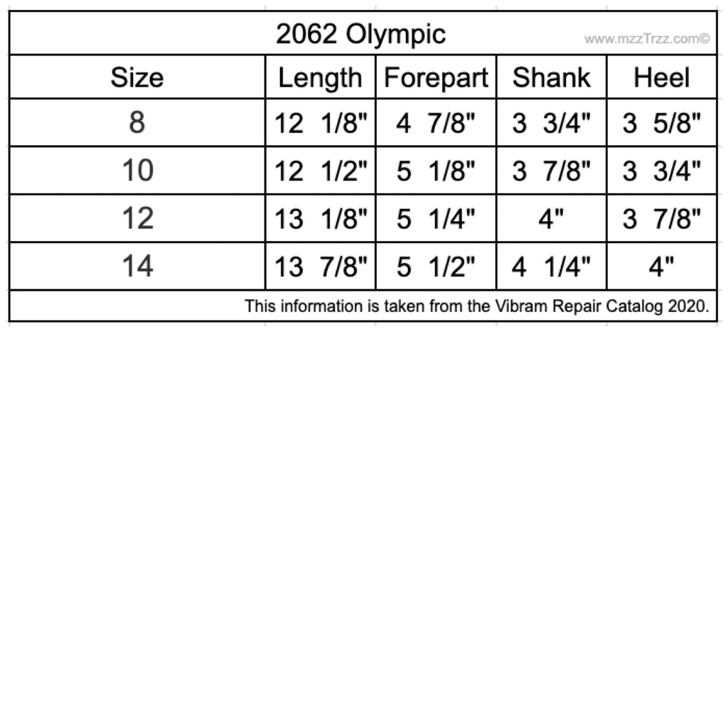 Shoemaking - Vibram - Sole - 2062 Olympic