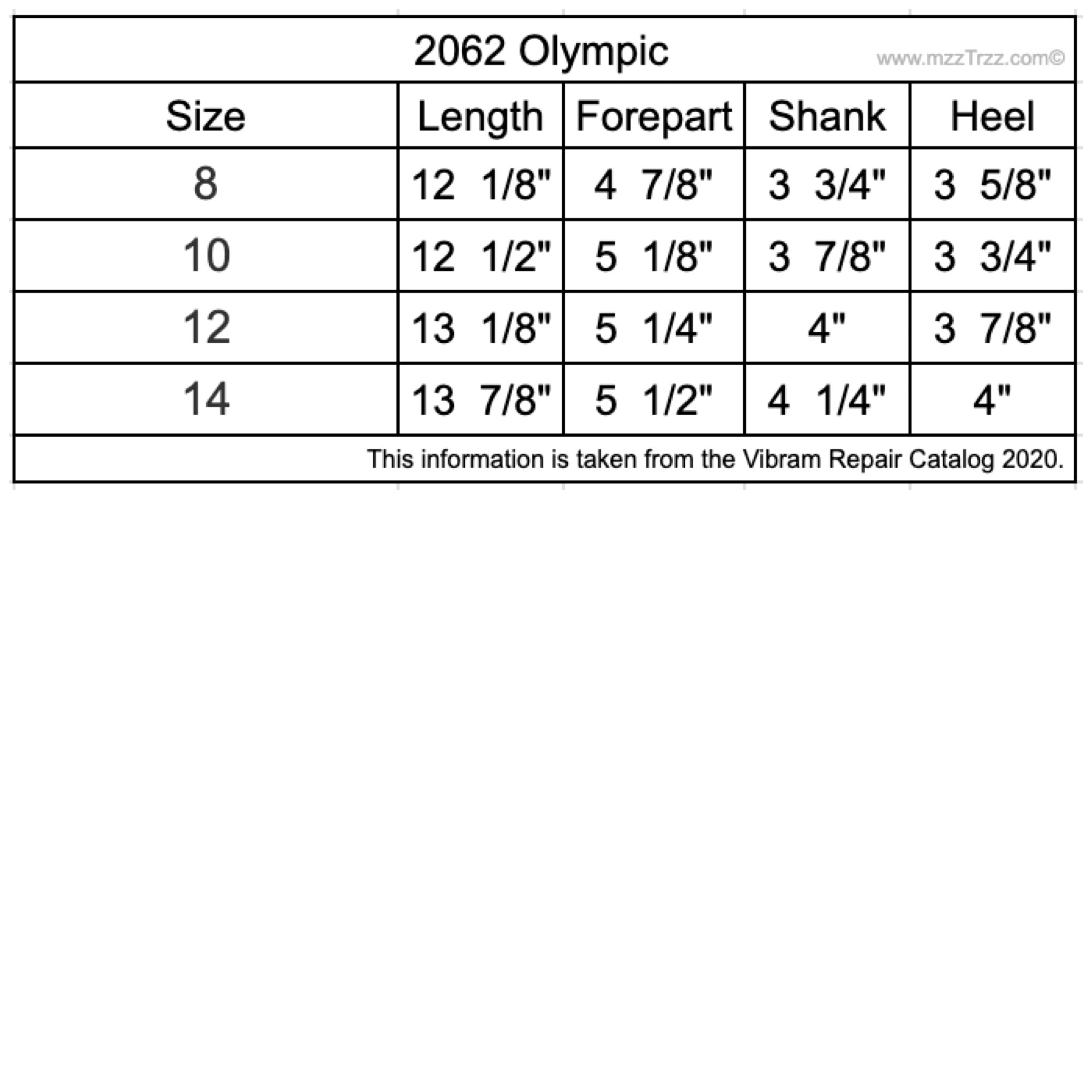 Shoemaking - Vibram - Sole - 2062 Olympic