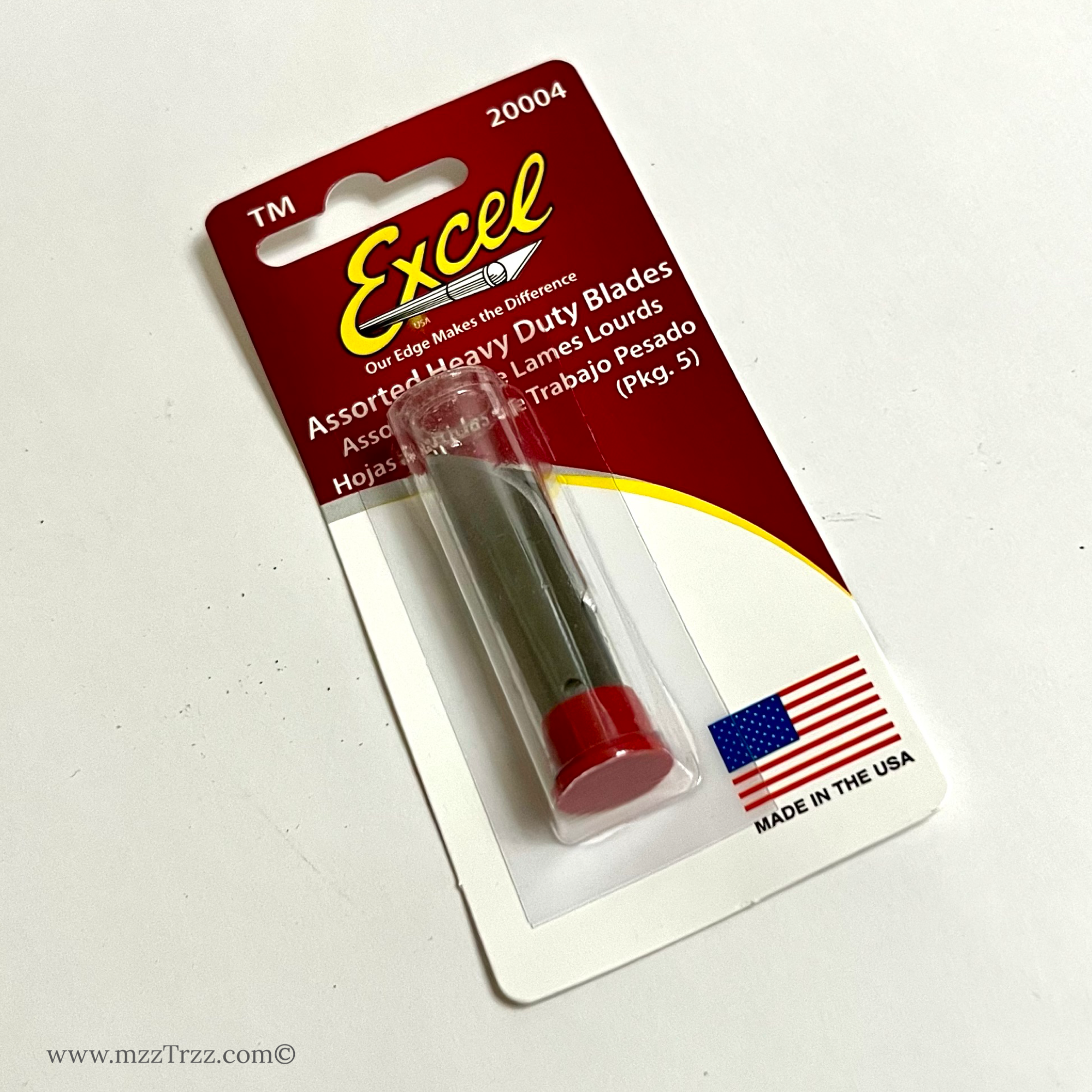 Tools - Excel Blades - 5 Assorted Heavy Duty Blades