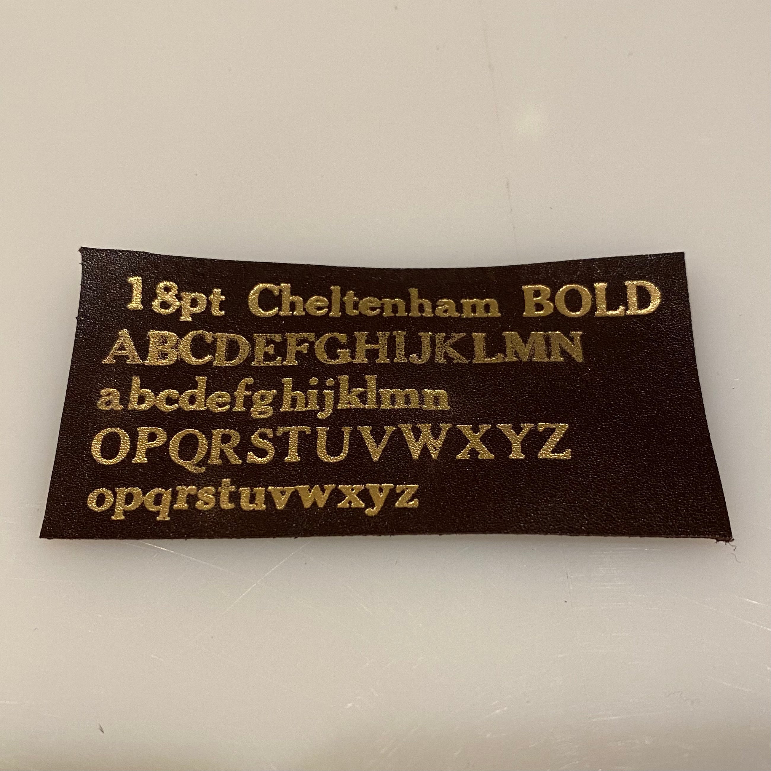 Hot Stamp - Foil - KF Foilmark - 1" Gold Foil