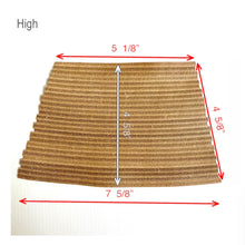 Load image into Gallery viewer, Shoemaking - Heels - Veg Tan Stacked Genuine Leather Heel Cover - Precut
