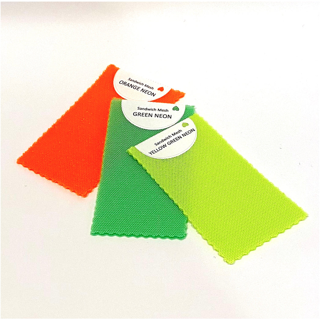 Material - Foam Sandwich Mesh - Neon