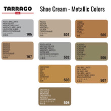 Load image into Gallery viewer, Leather Care - Tarrago - Shoe Cream - Metallic &amp; Pearly Colors
