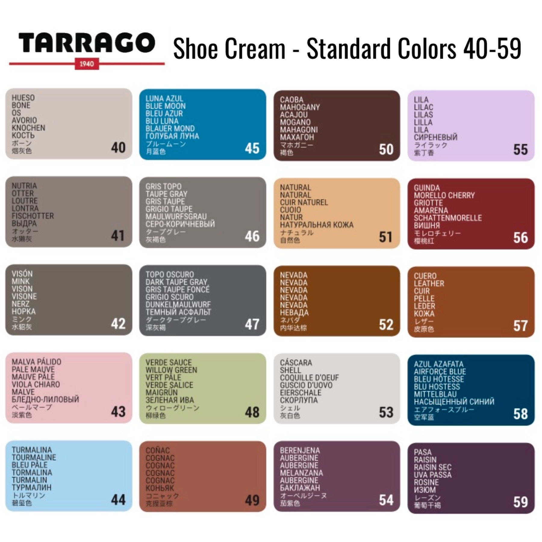 Tarrago shoe shop cream colors