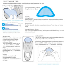 Load image into Gallery viewer, Shoemaking - Texon - Stiffener - Toe Puff - X8R - Cut
