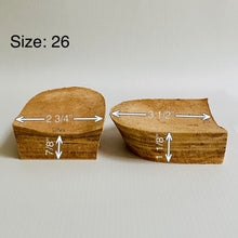Load image into Gallery viewer, Shoemaking - Heels - Veg Tan Stacked - Cowboy
