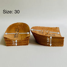 Load image into Gallery viewer, Shoemaking - Heels - Veg Tan Stacked - Cowboy
