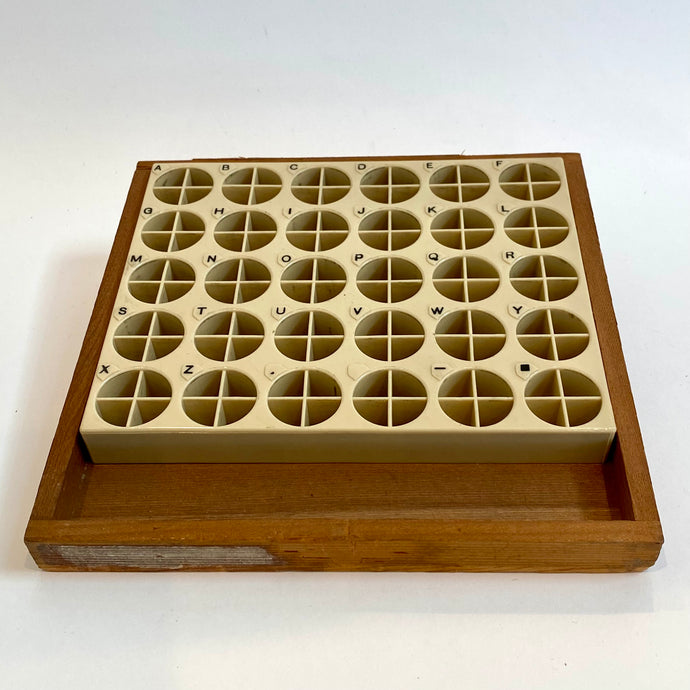 Hot Stamp - Kingsley - Wooden Type Tray Empty - #3