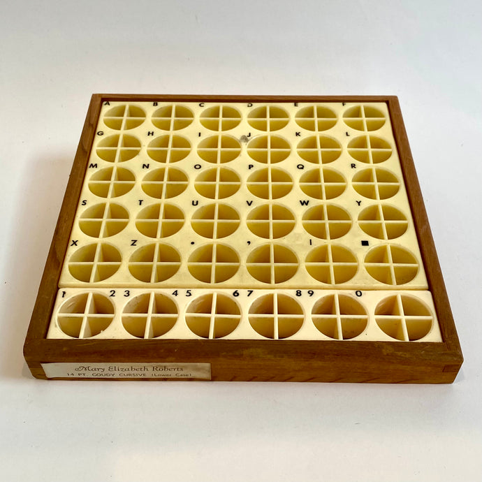 Hot Stamp - Kingsley - Wooden Type Tray Empty - #1