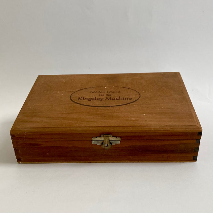 Hot Stamp - Kingsley - Wooden Small Parts Box Empty