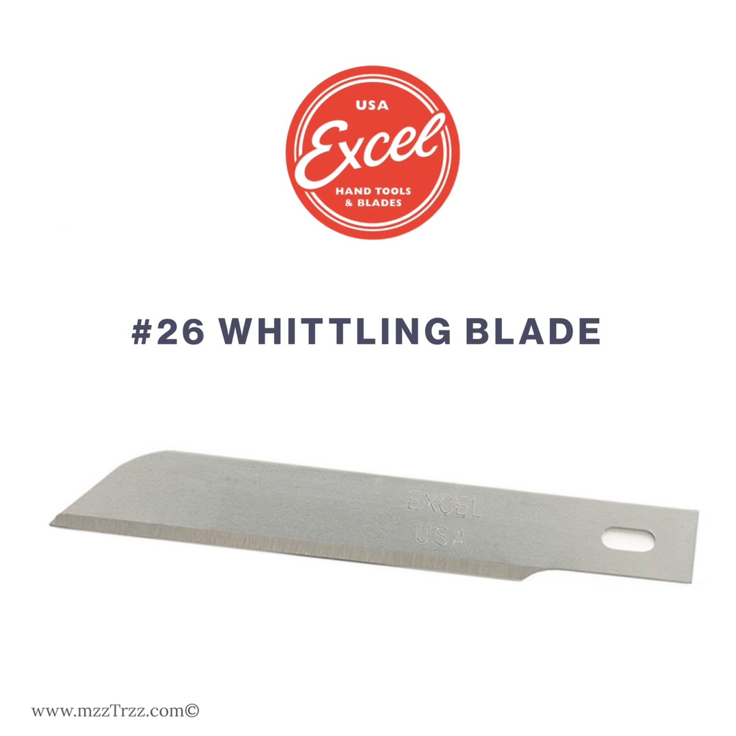 Tools - Excel Blades - #26 Long Edge Whittling Blade