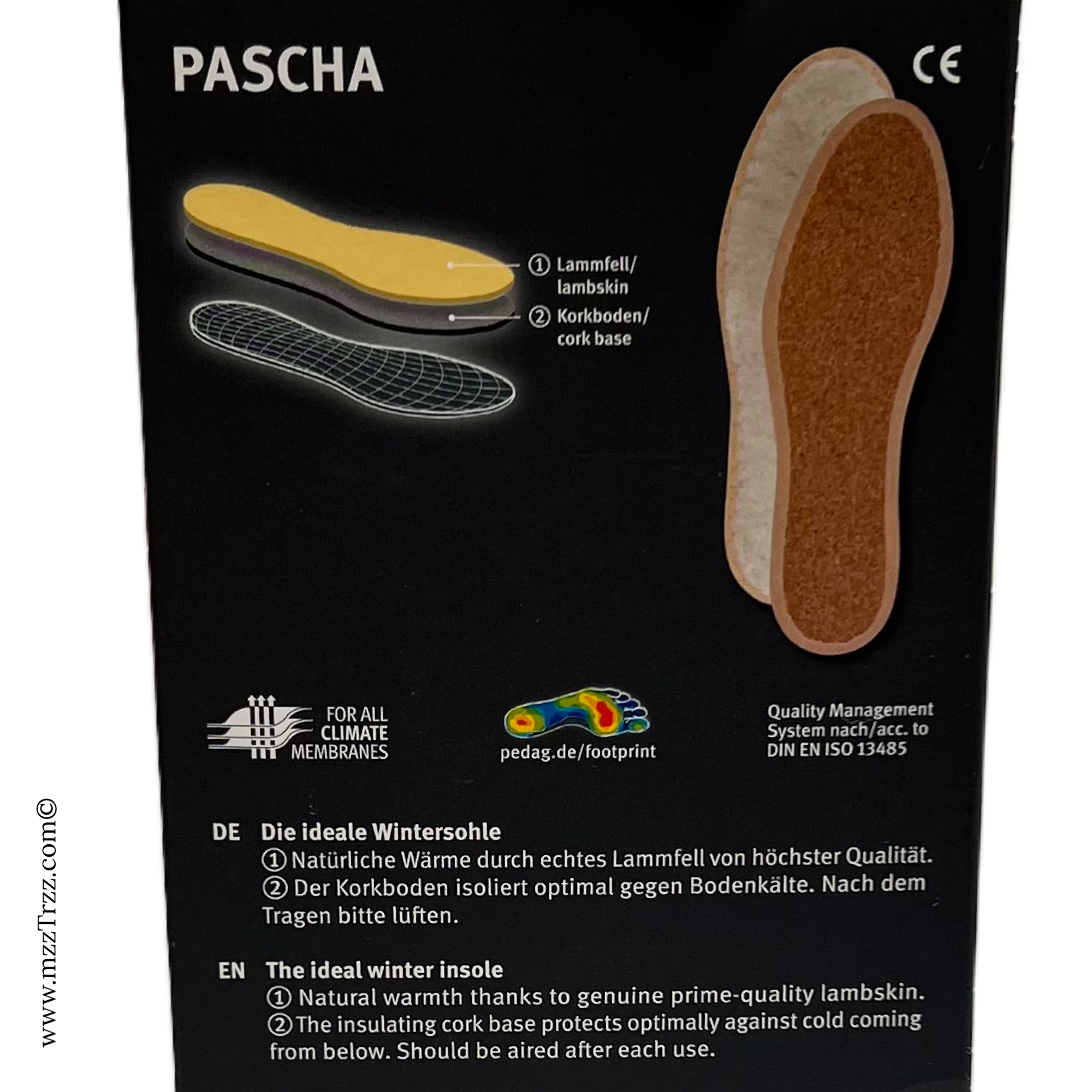 Shoemaking - Insole - Pedag - Pascha Lambskin