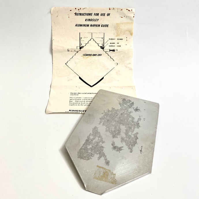 Hot Stamp - Kingsley - Cocktail Napkin Guide