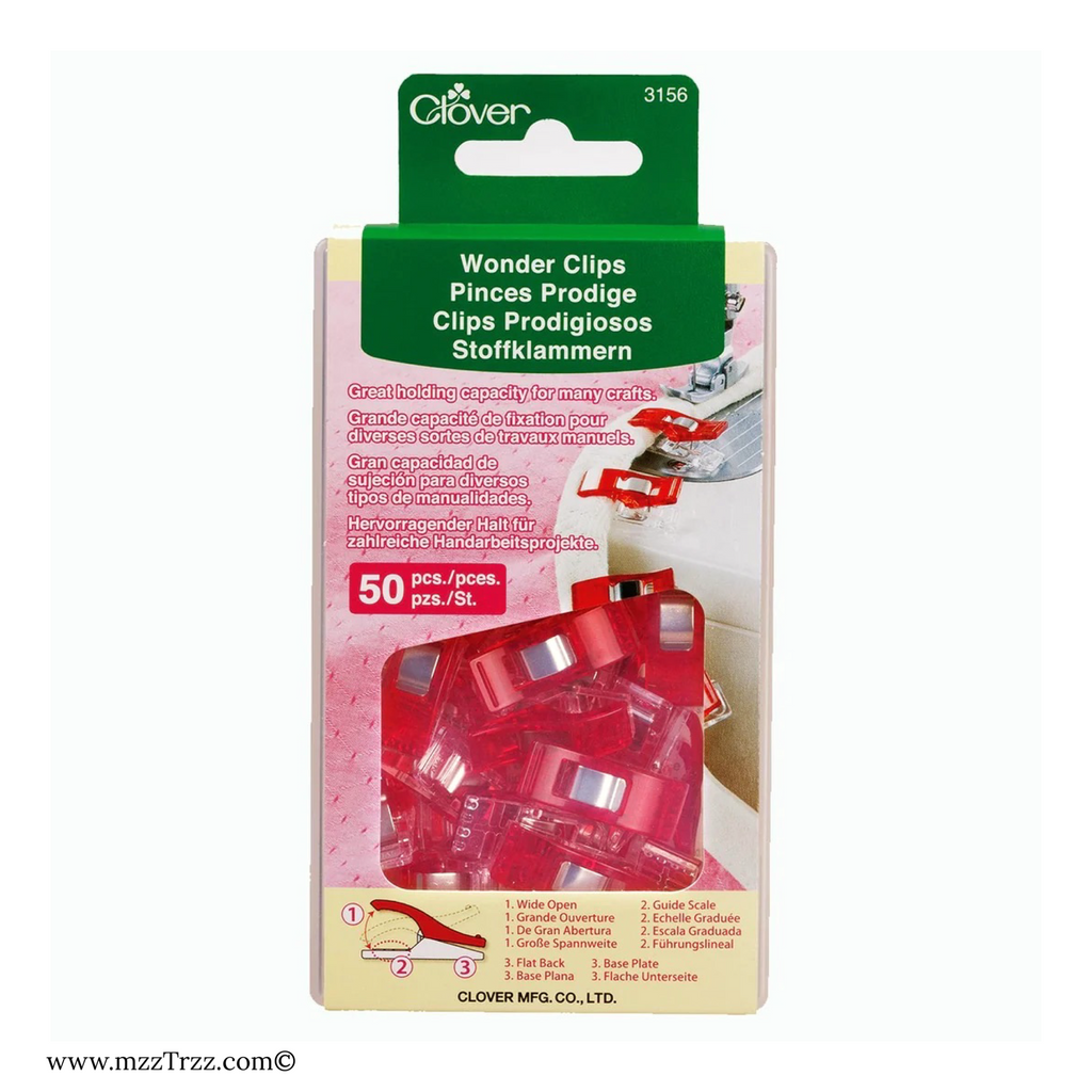 Pattern - Marking - Clover - Wonder Clips® - Red