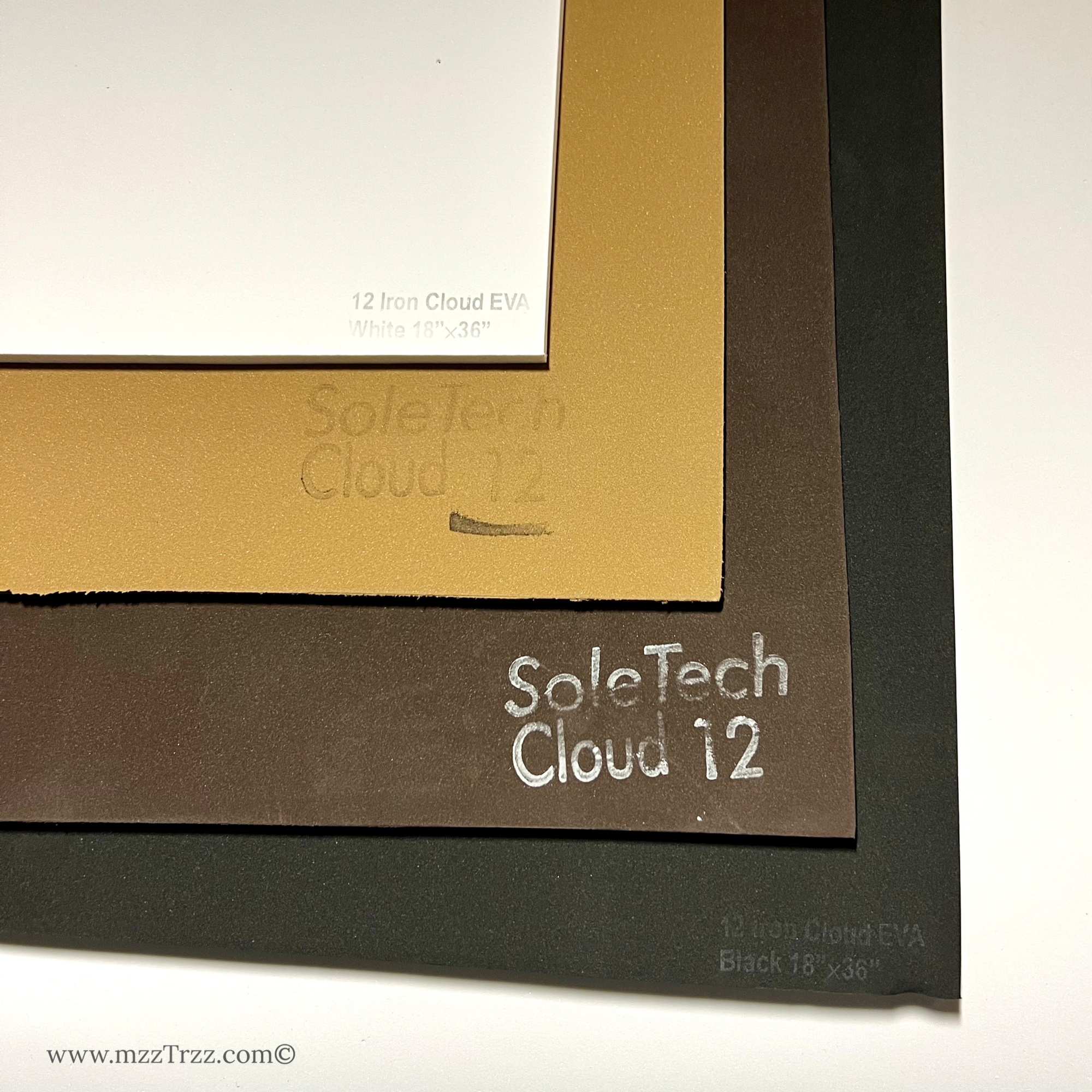 Shoemaking - SoleTech - Foam - Iron Cloud EVA - 12i - All Colors