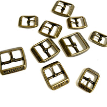 Load image into Gallery viewer, Shoemaking - Birkenstock - Hardware - Buckles - Antique Brass
