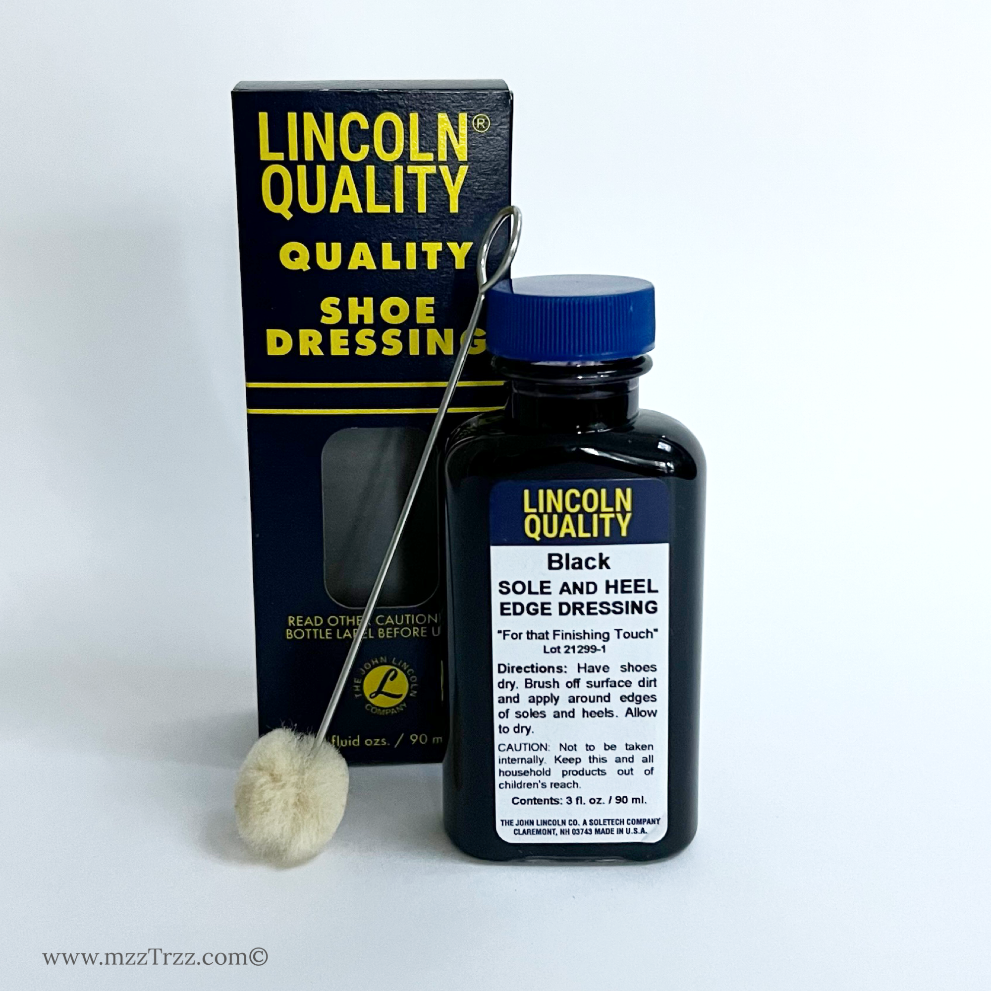 Leather Care - Lincoln - Sole & Heel Dressing – mzz T rzz Shoemaking  Materials