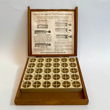 Load image into Gallery viewer, Hot Stamp - Kingsley - Wooden Type Box Empty - #2
