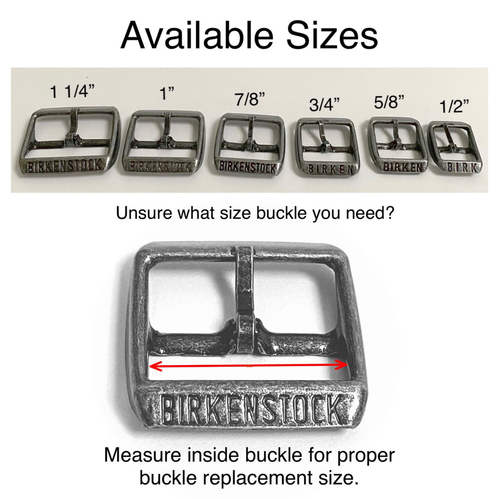Shoemaking - Birkenstock - Hardware - Buckles - Silver