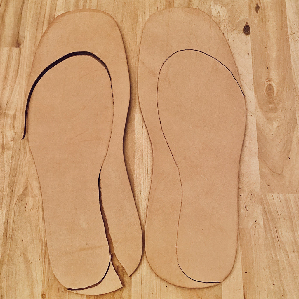 Shoemaking - Sole - Full Sole Bend Precut - 100% Leather